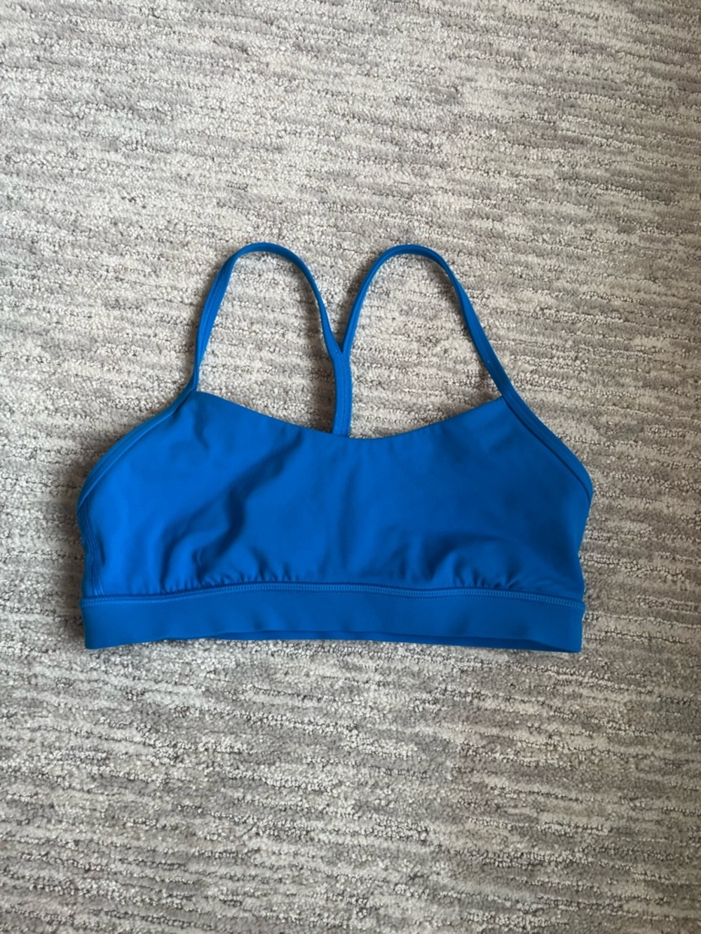 Lululemon Flow Y Electric Blue Sports Bra